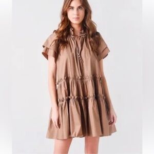 HUNTER BELL Brown Mini Dress